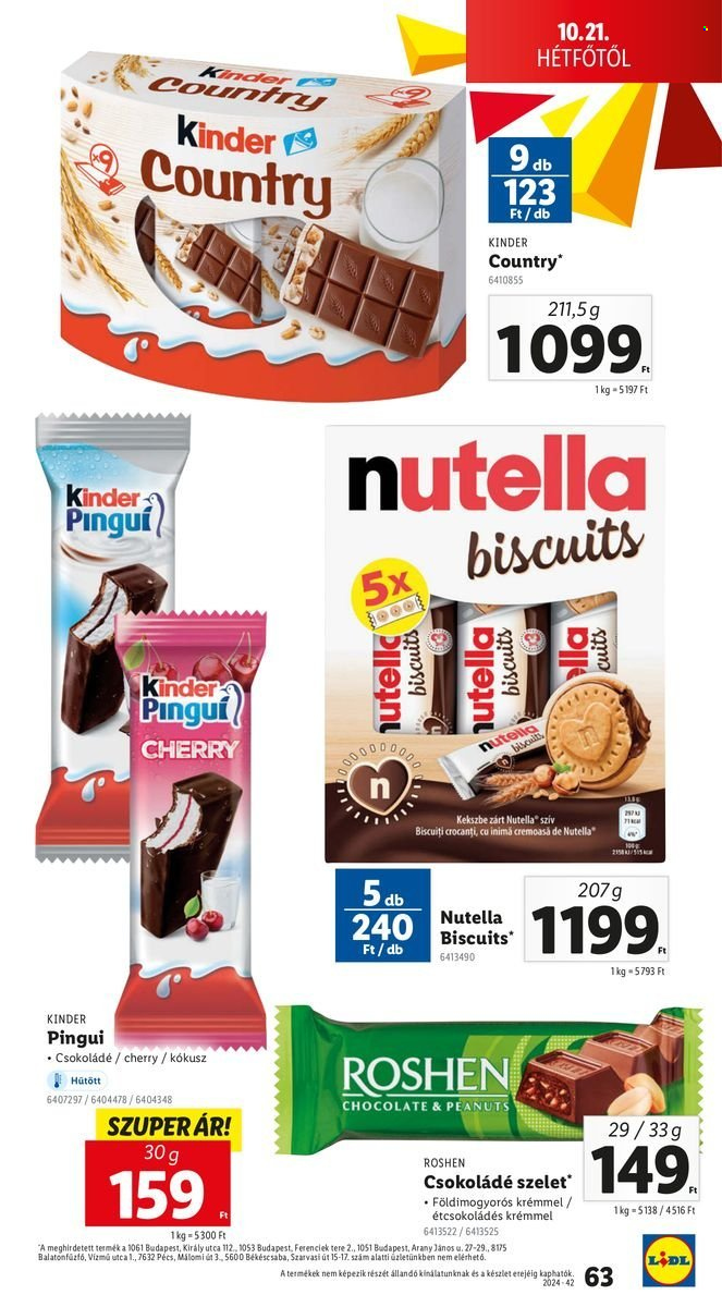 Lidl akciós újságok - 2024.10.17 - 2024.10.23. Oldal 63