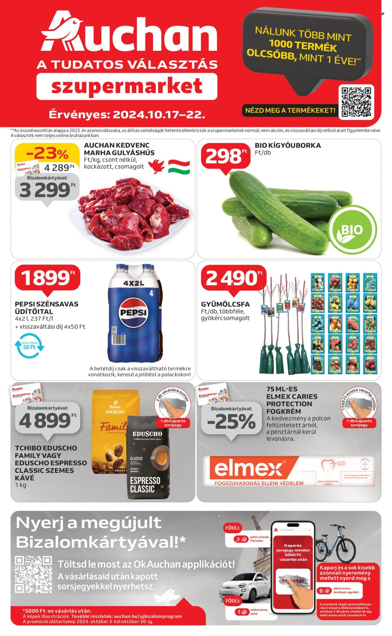 Auchan akciós újságok - 2024.10.17 - 2024.10.22. Oldal 1