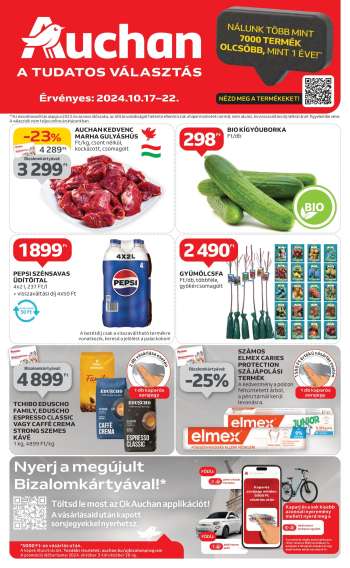 Újság Auchan - 2024.10.17 - 2024.10.22.