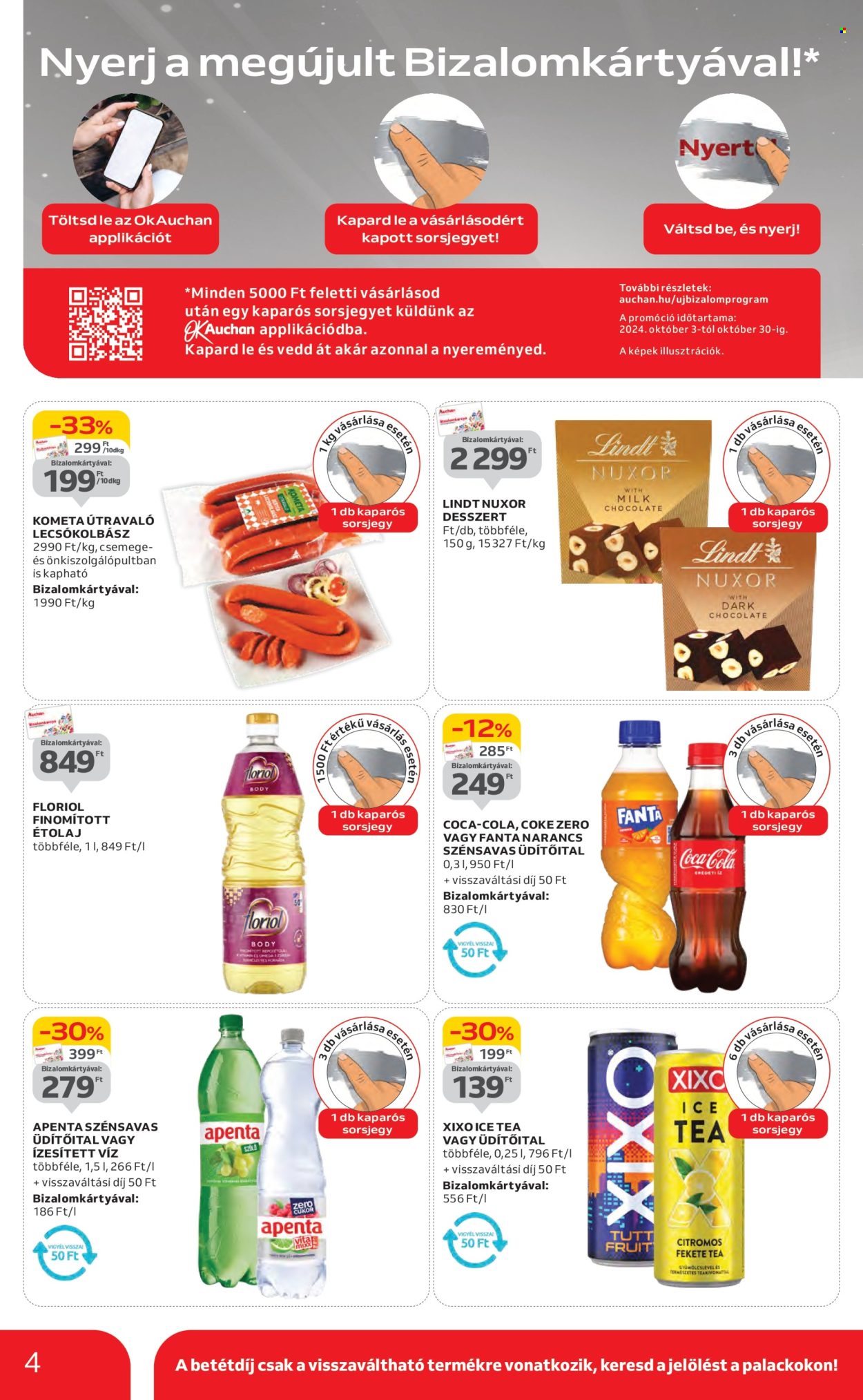 Auchan akciós újságok - 2024.10.17 - 2024.10.22. Oldal 4