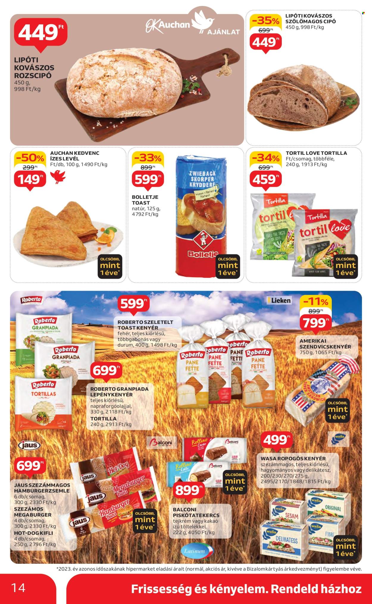 Auchan akciós újságok - 2024.10.17 - 2024.10.22. Oldal 14