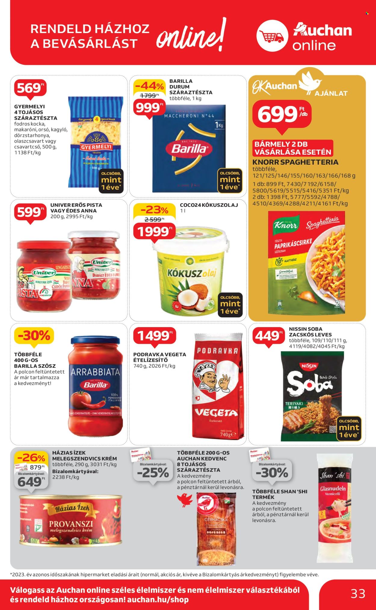 Auchan akciós újságok - 2024.10.17 - 2024.10.22. Oldal 33