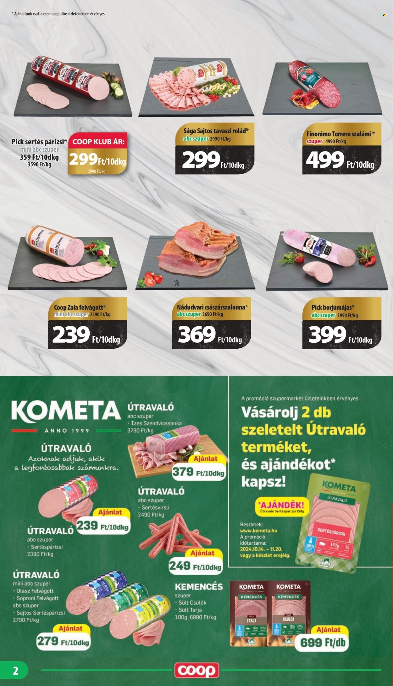 Coop akciós újságok - 2024.10.17 - 2024.10.22. Oldal 2