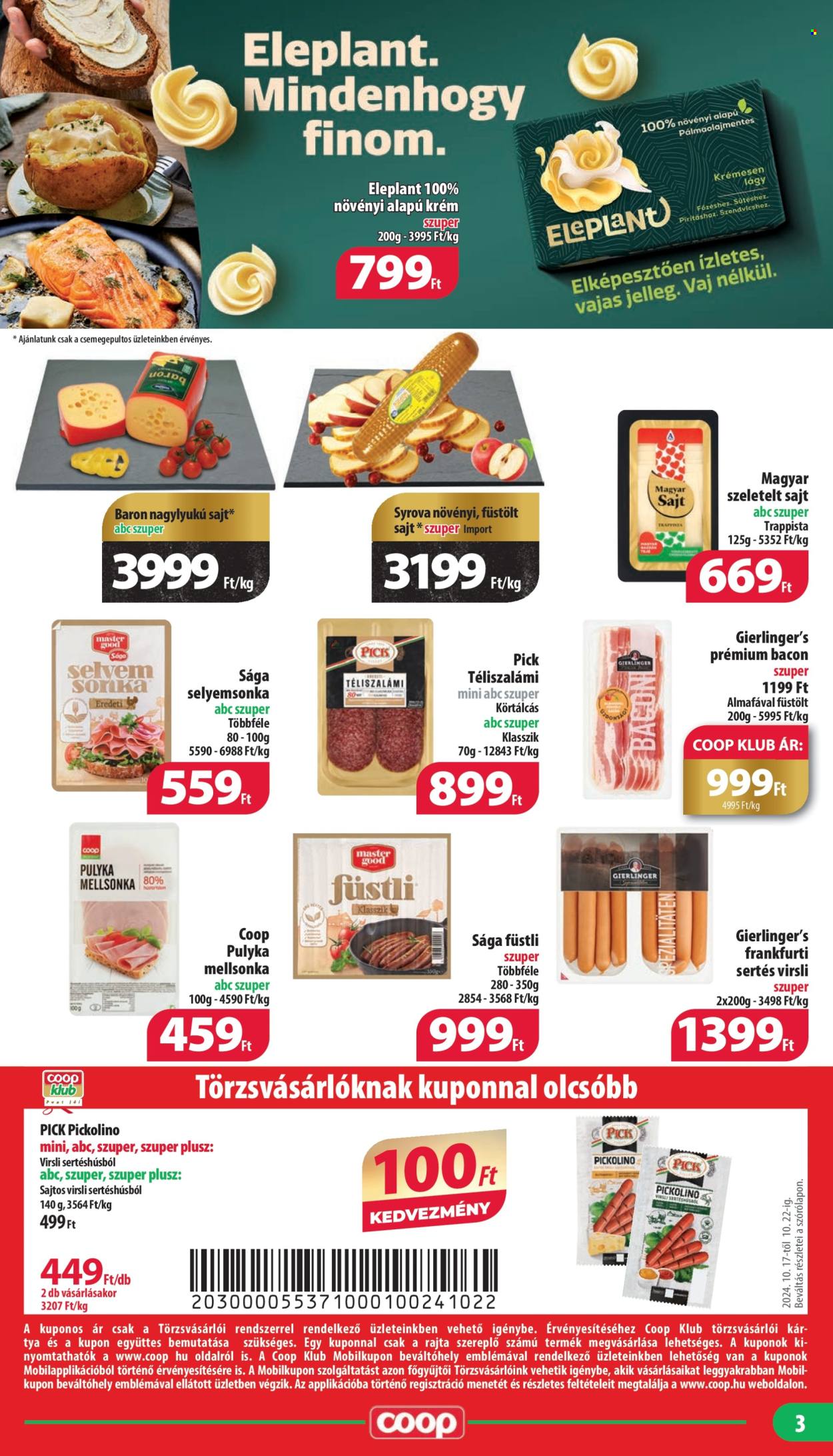 Coop akciós újságok - 2024.10.17 - 2024.10.22. Oldal 3