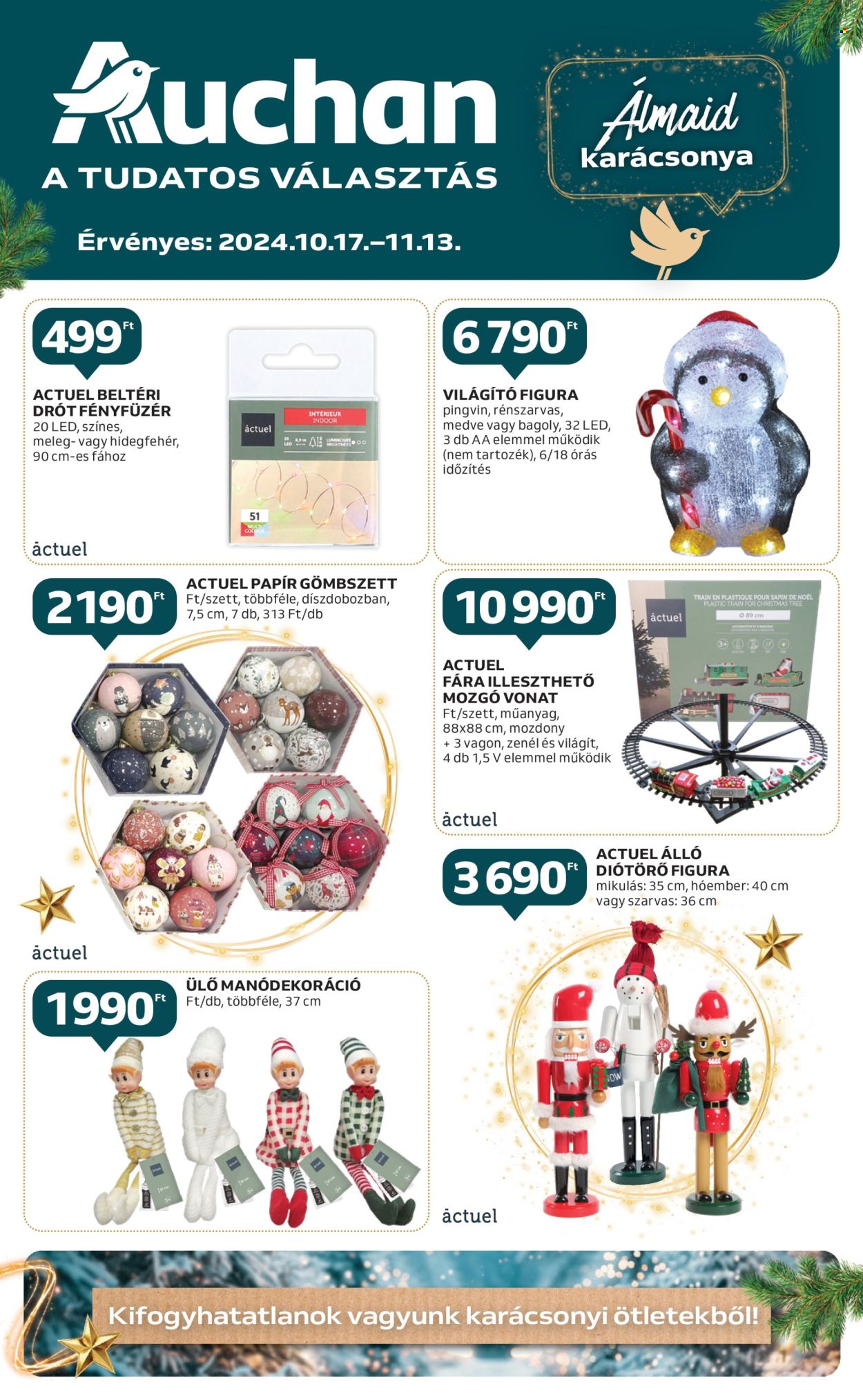 Auchan akciós újságok - 2024.10.17 - 2024.11.13. Oldal 1