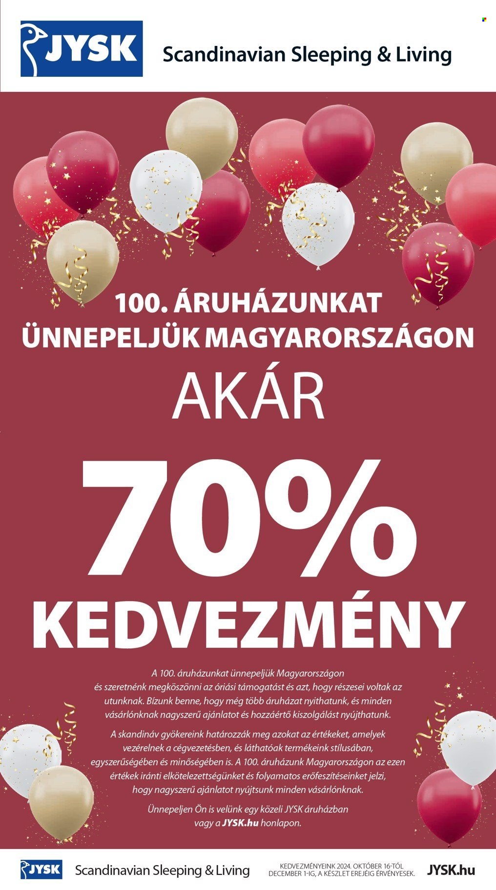 JYSK akciós újságok. Oldal 2
