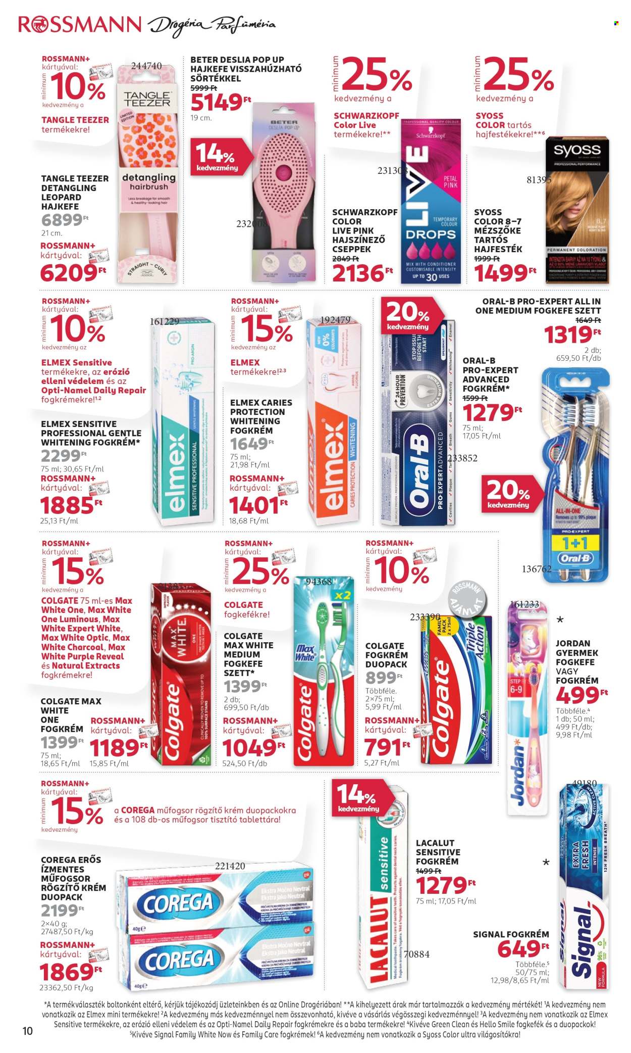 Rossmann akciós újságok - 2024.10.21 - 2024.11.01. Oldal 10