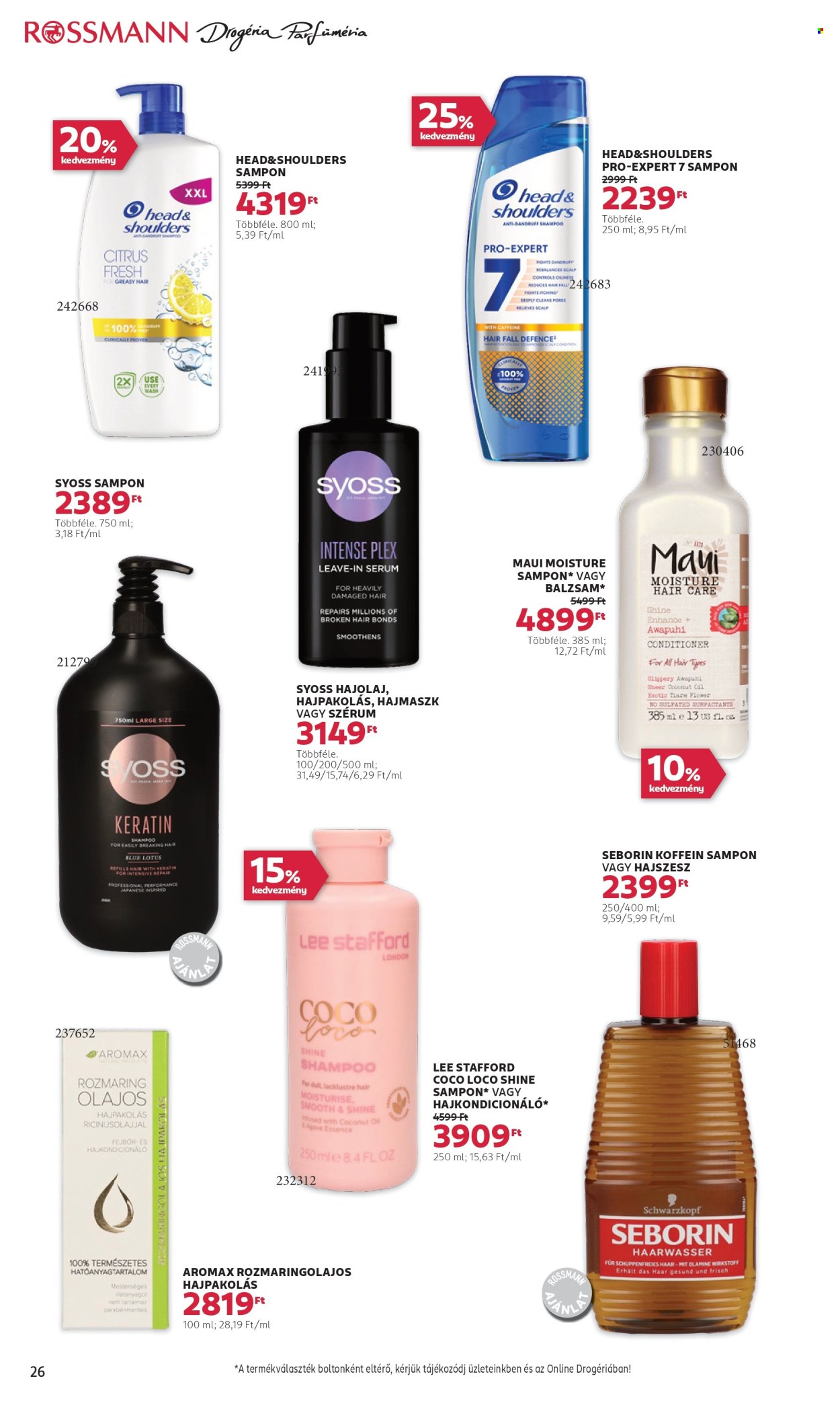 Rossmann akciós újságok - 2024.10.21 - 2024.11.01. Oldal 28