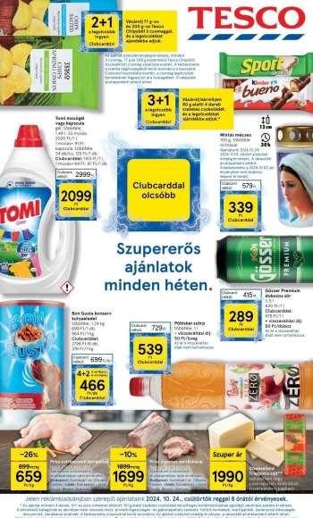 Újság TESCO - 2024.10.24 - 2024.10.30.
