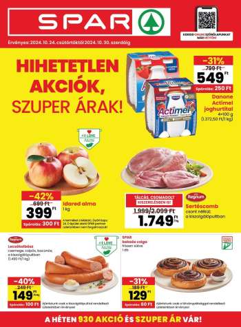 Újság SPAR - 2024.10.24 - 2024.10.30.