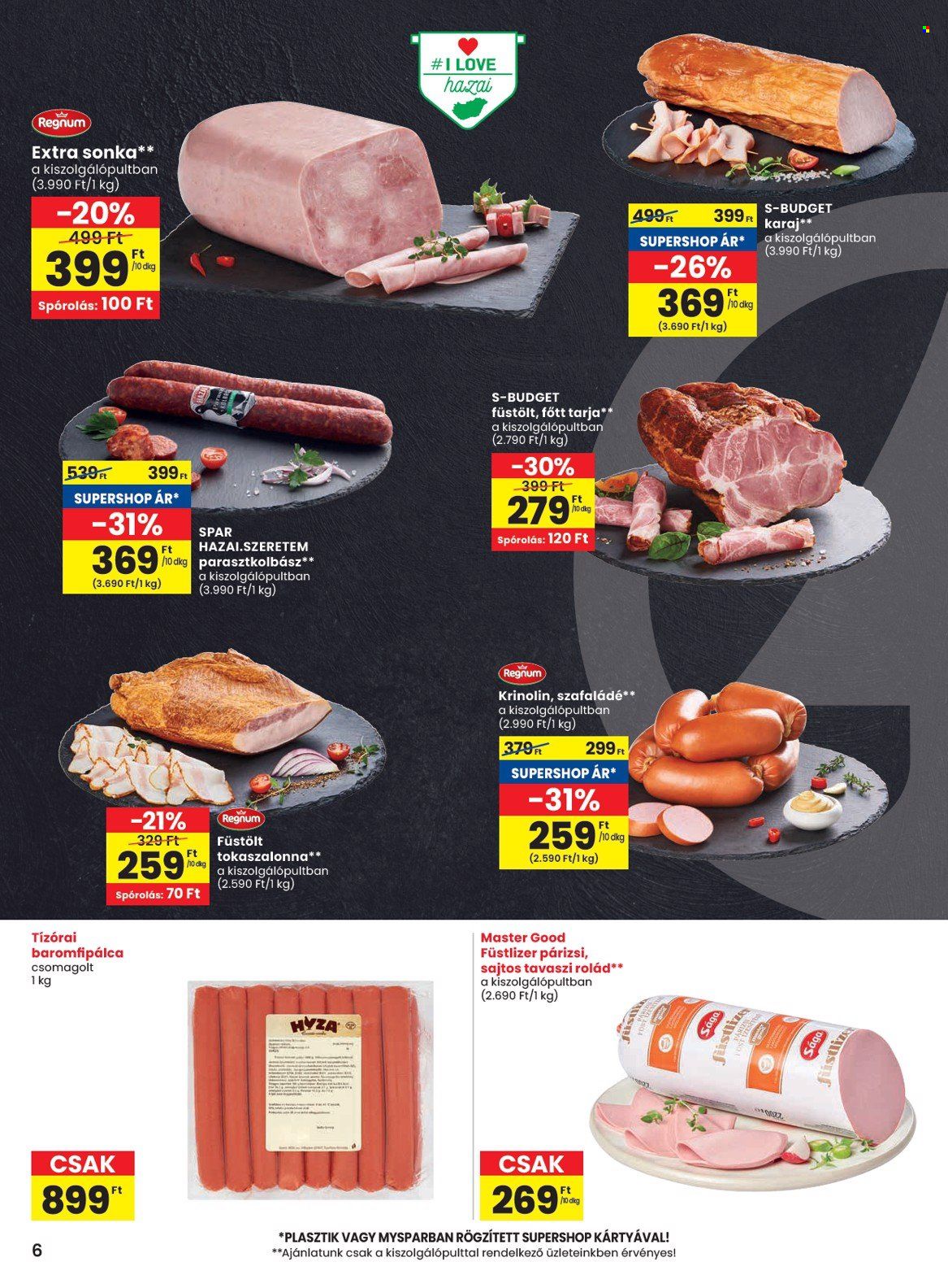 SPAR akciós újságok - 2024.10.24 - 2024.10.30. Oldal 6