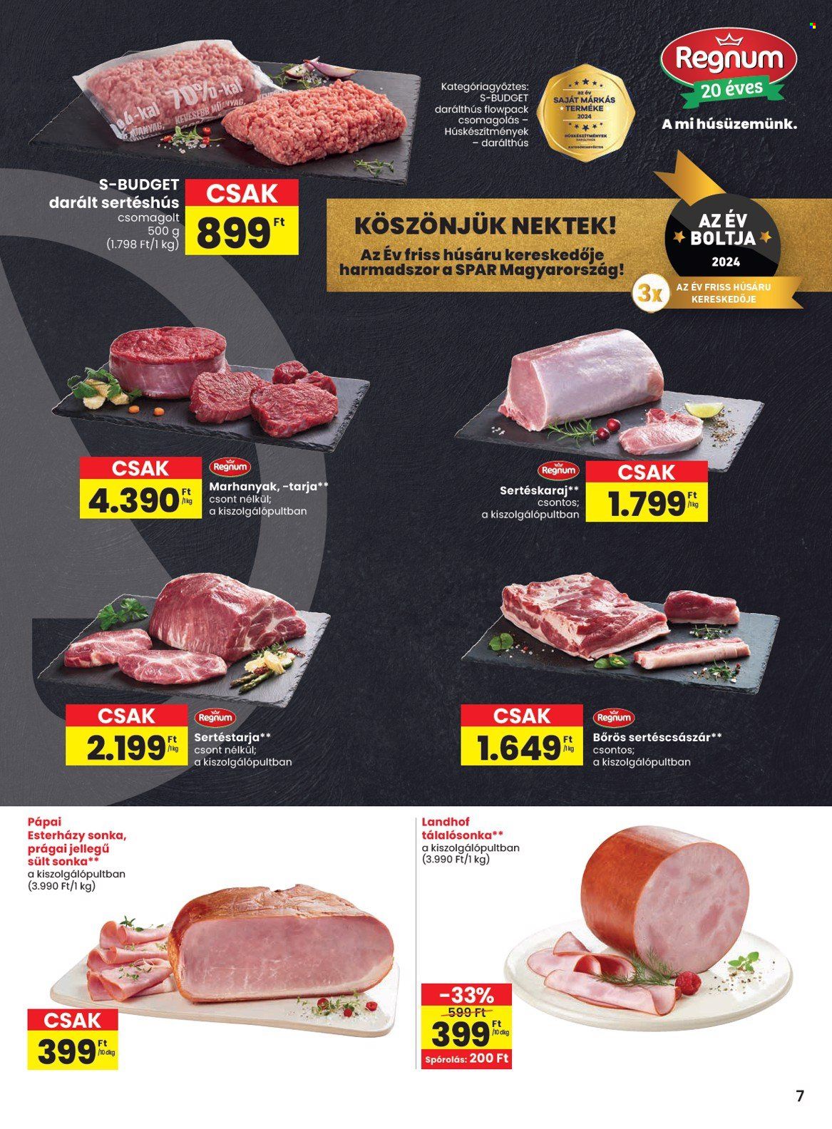 SPAR akciós újságok - 2024.10.24 - 2024.10.30. Oldal 7