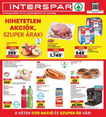Újság INTERSPAR - 2024.10.24 - 2024.10.30.