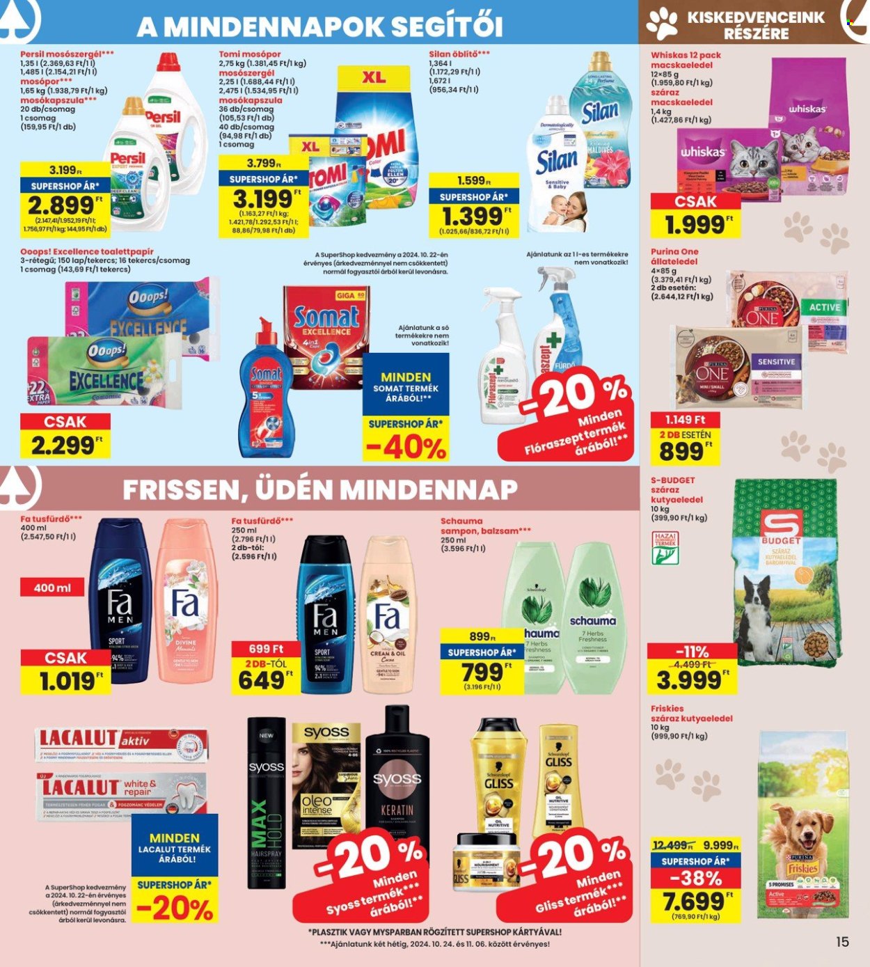 INTERSPAR akciós újságok - 2024.10.24 - 2024.10.30. Oldal 15