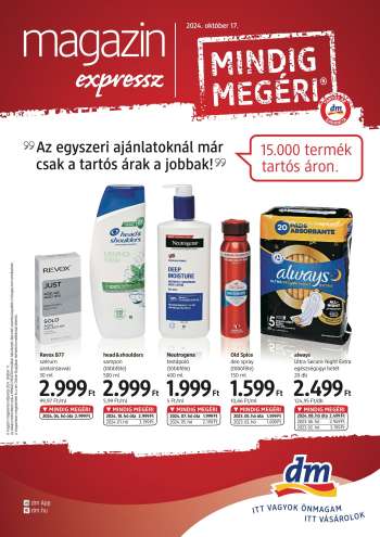 Újság dm drogerie markt.