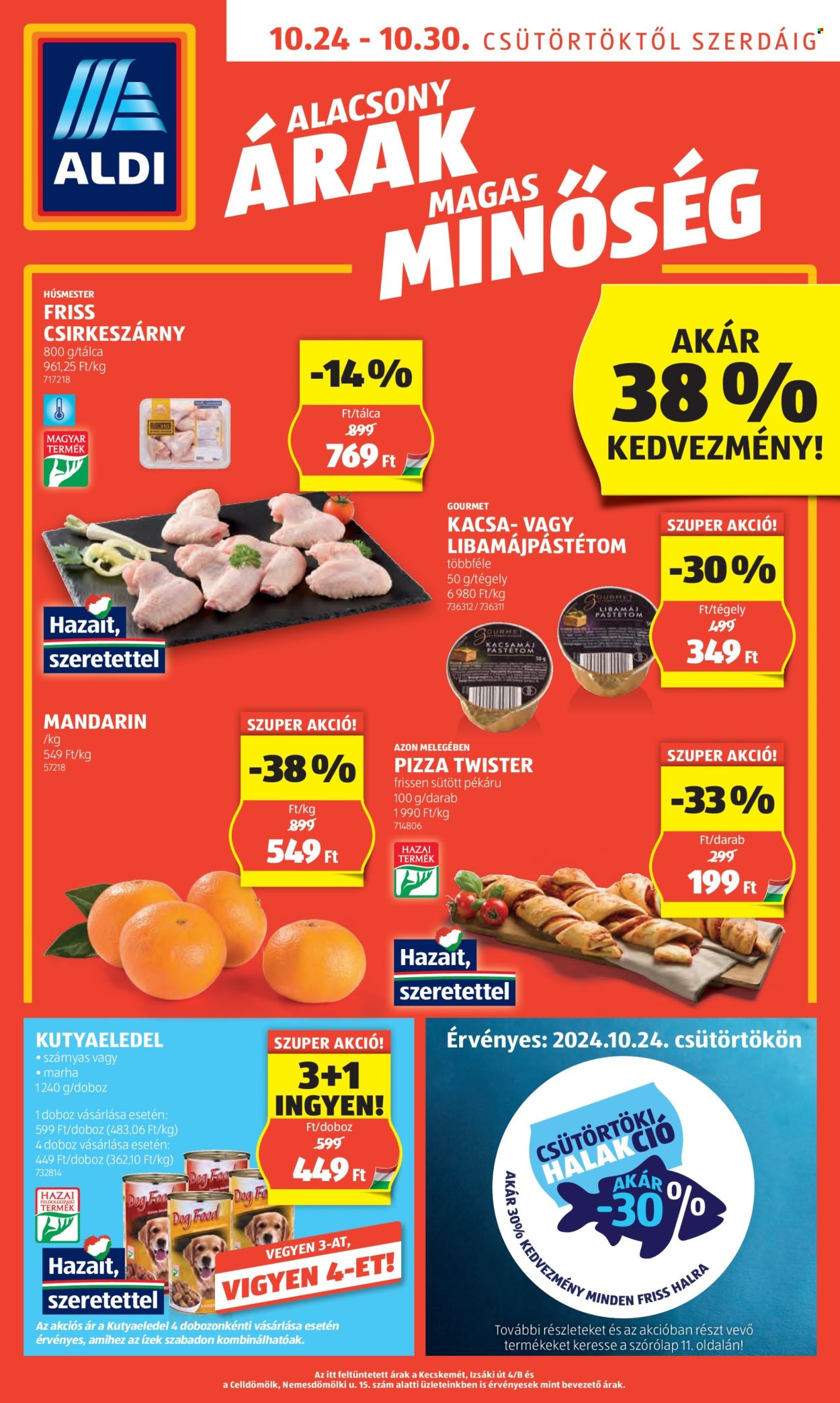 Aldi akciós újságok - 2024.10.24 - 2024.10.30. Oldal 1