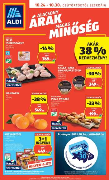 Újság Aldi - 2024.10.24 - 2024.10.30.