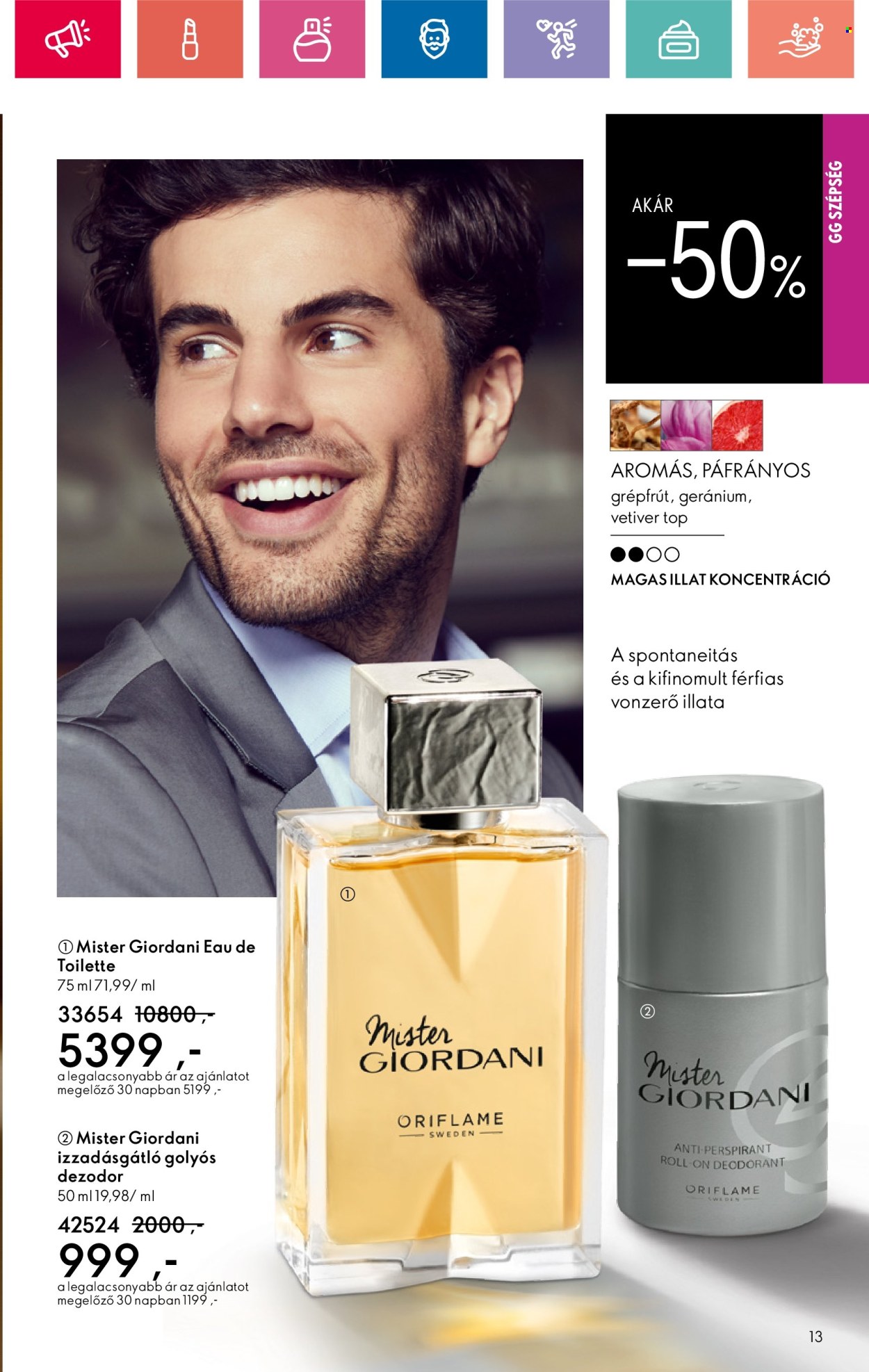 Oriflame akciós újságok - 2024.10.20 - 2024.11.09. Oldal 13