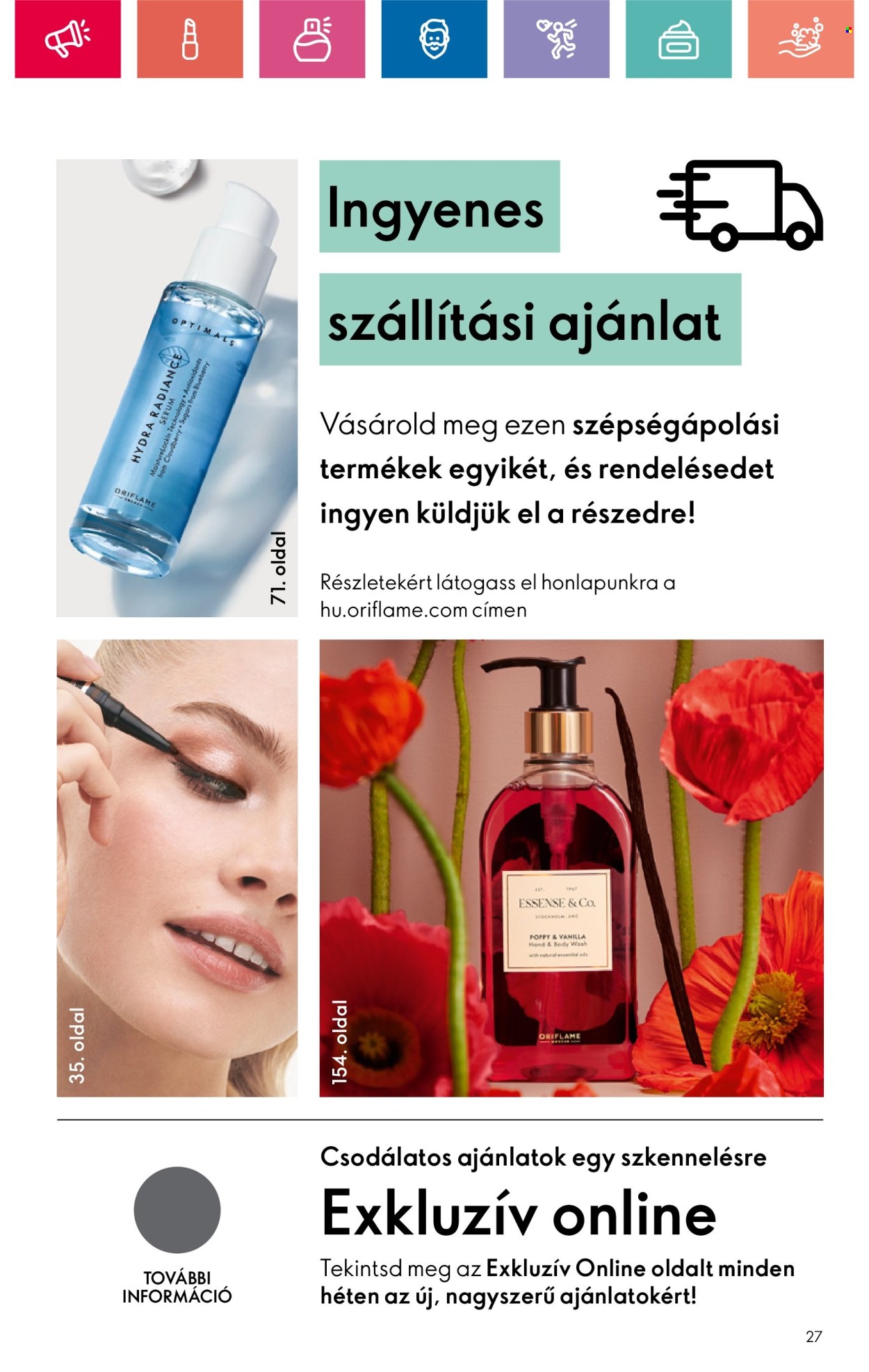 Oriflame akciós újságok - 2024.10.20 - 2024.11.09. Oldal 27