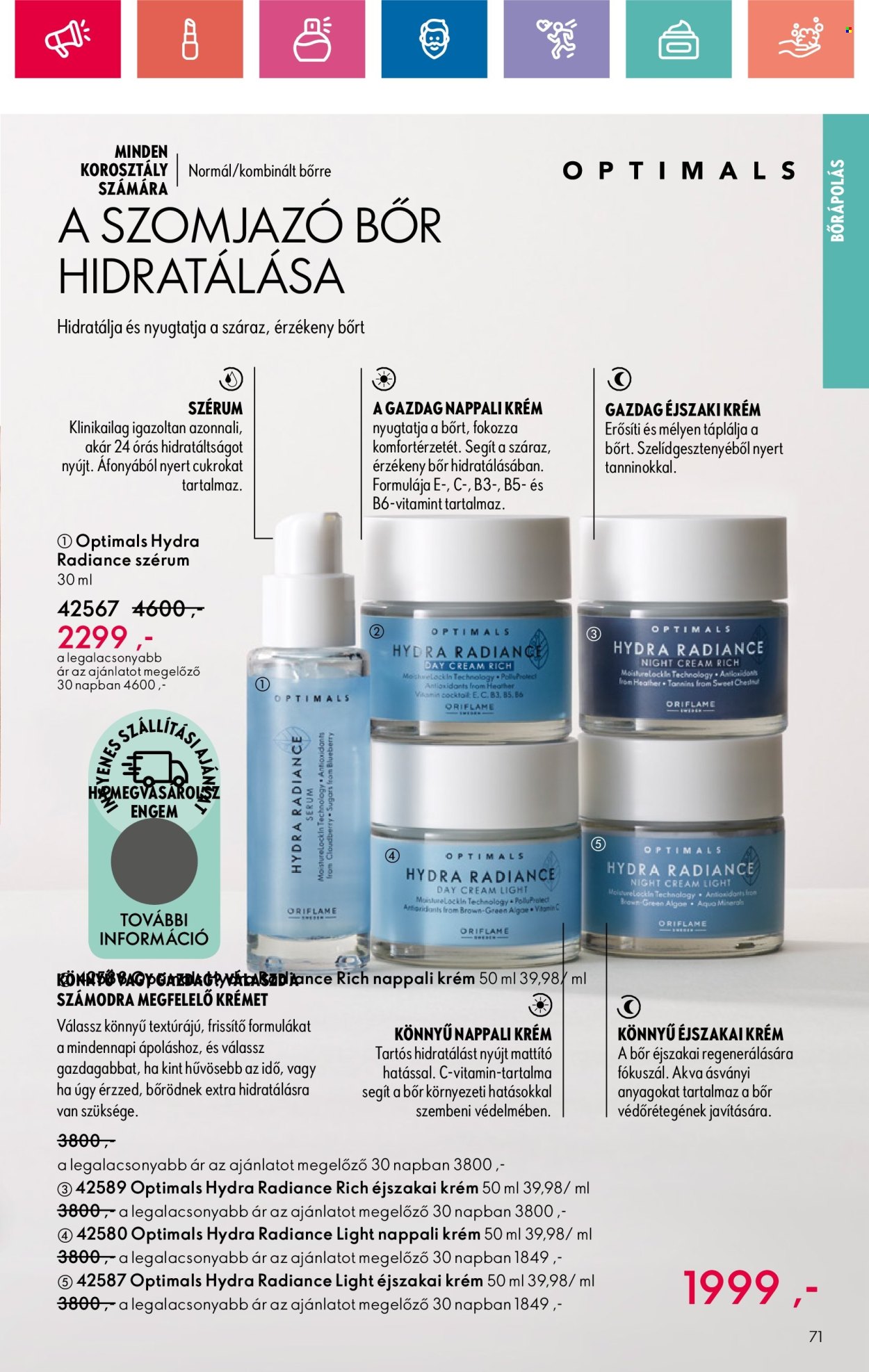 Oriflame akciós újságok - 2024.10.20 - 2024.11.09. Oldal 71