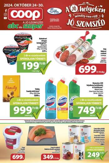 Újság Coop - 2024.10.22 - 2024.10.30.