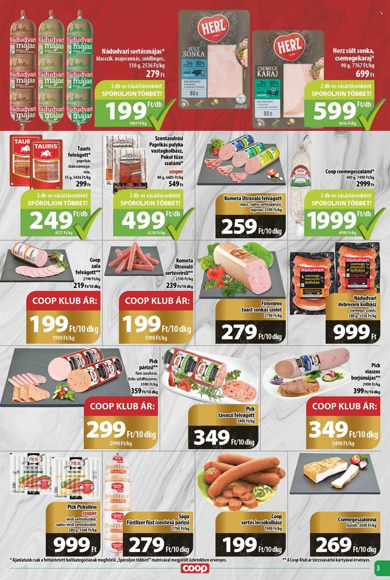 Coop akciós újságok - 2024.10.24 - 2024.10.30. Oldal 3