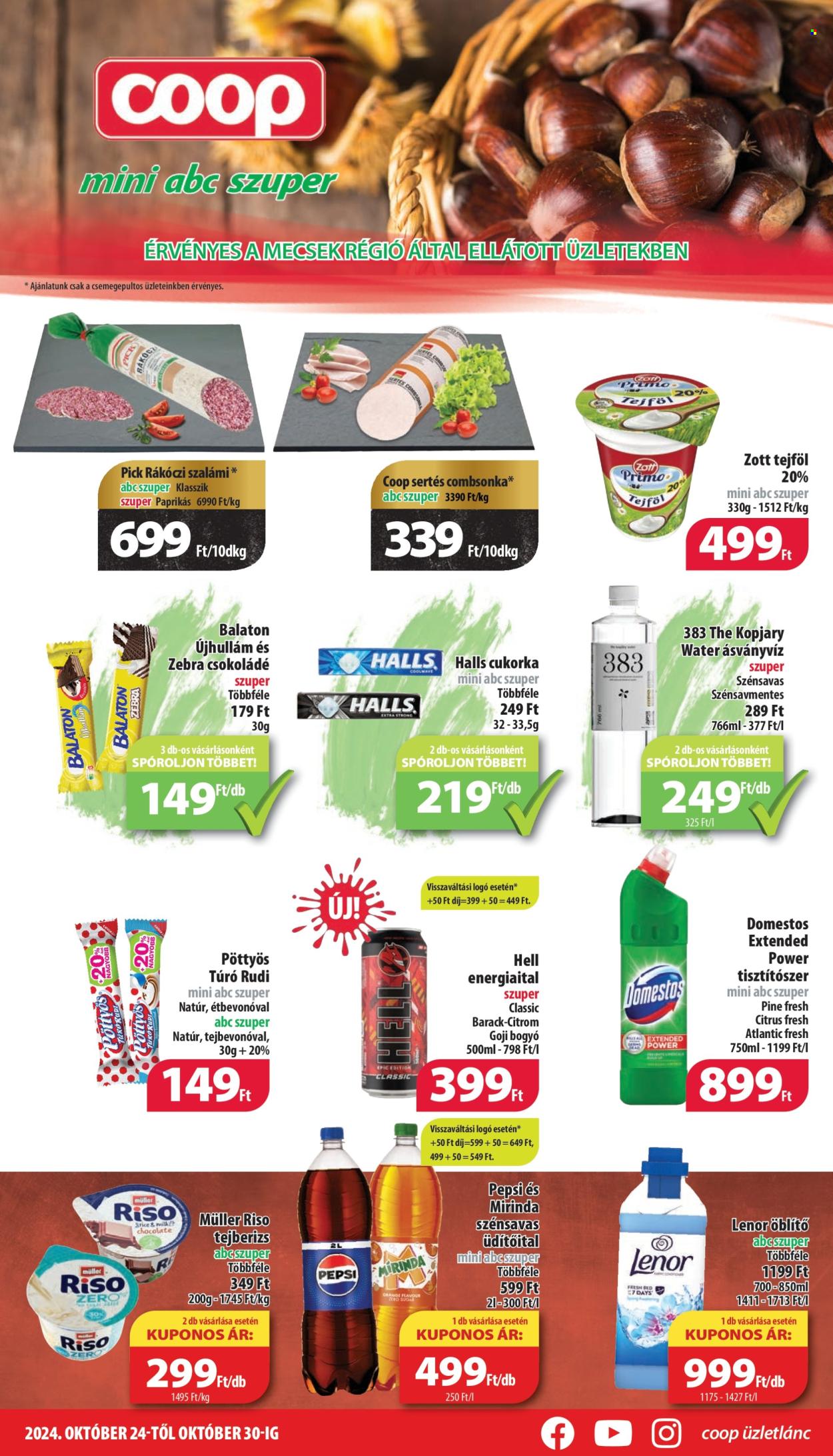 Coop akciós újságok - 2024.10.24 - 2024.10.30. Oldal 1