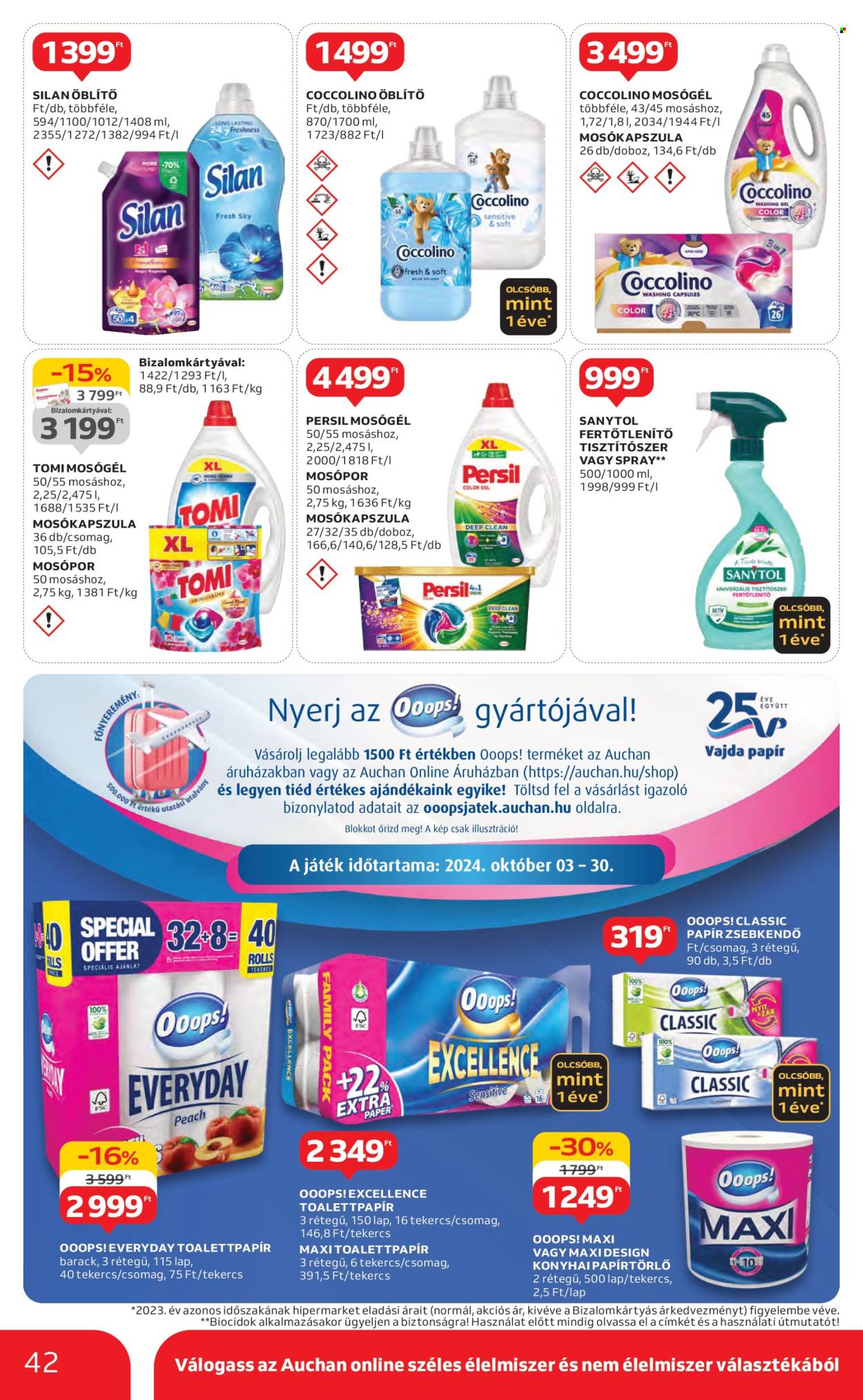 Auchan akciós újságok - 2024.10.24 - 2024.10.30. Oldal 42