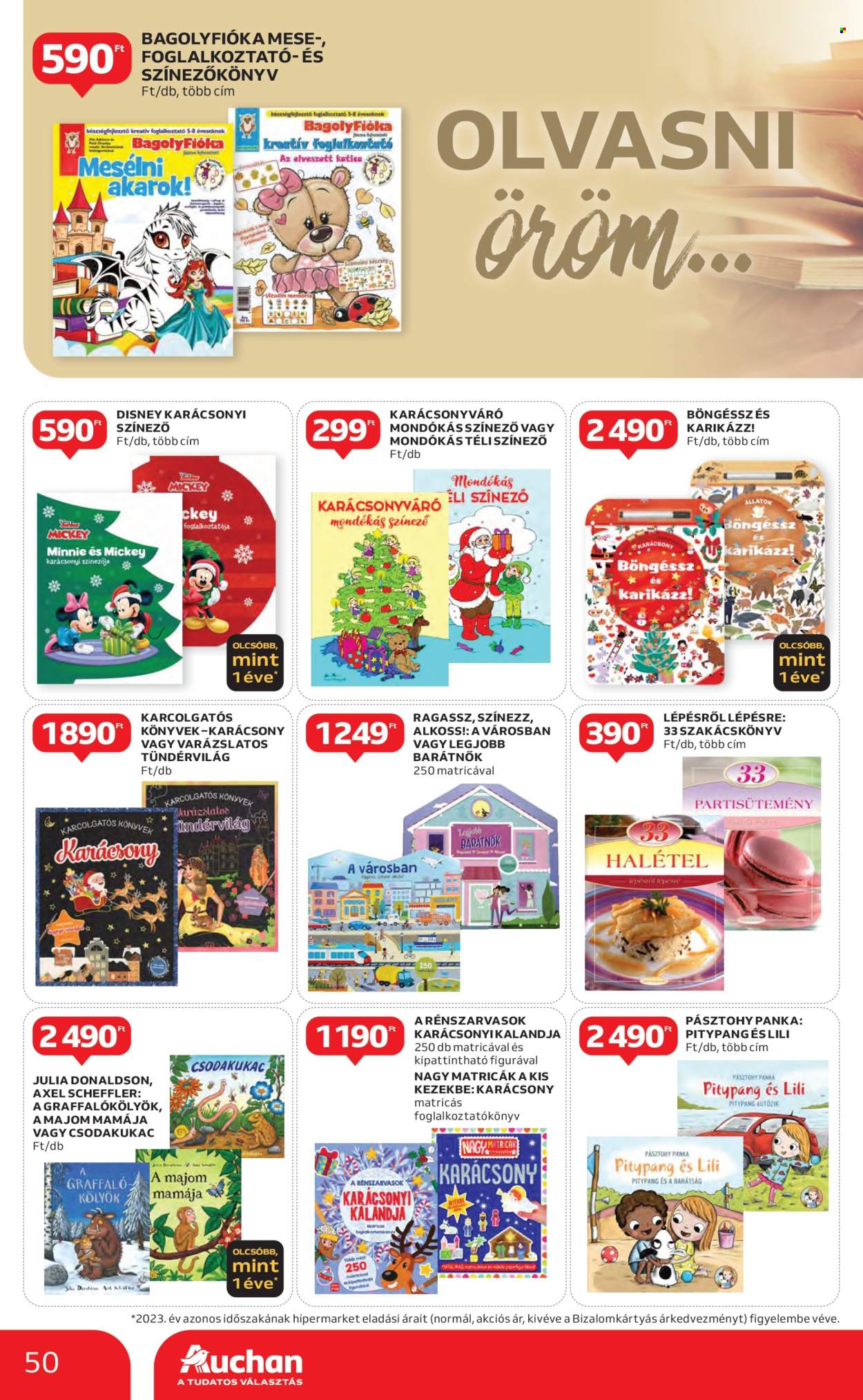 Auchan akciós újságok - 2024.10.24 - 2024.10.30. Oldal 50