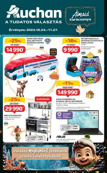 Újság Auchan - 2024.10.24 - 2024.11.27.