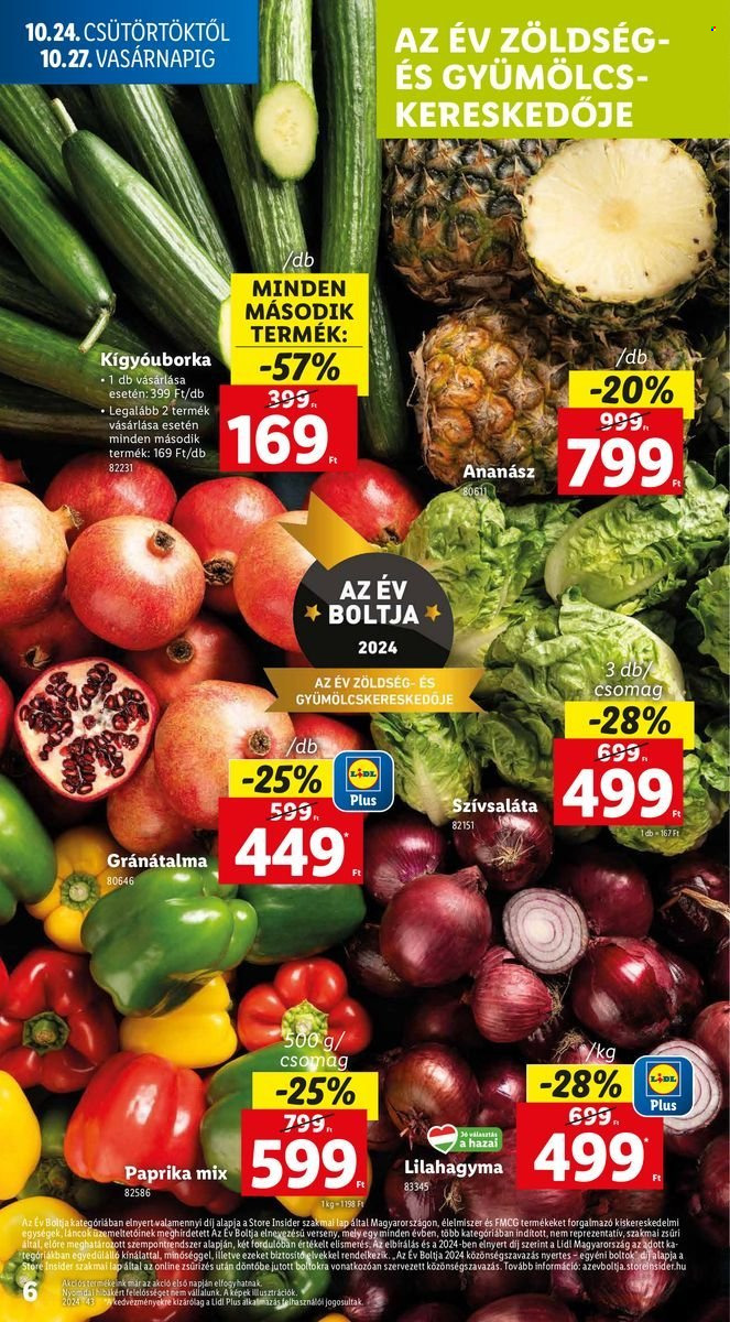 Lidl akciós újságok - 2024.10.24 - 2024.10.30. Oldal 6