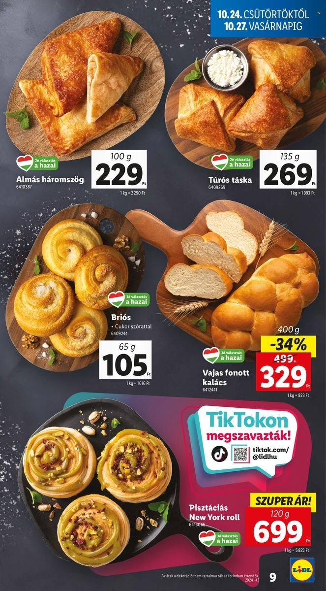 Lidl akciós újságok - 2024.10.24 - 2024.10.30. Oldal 9