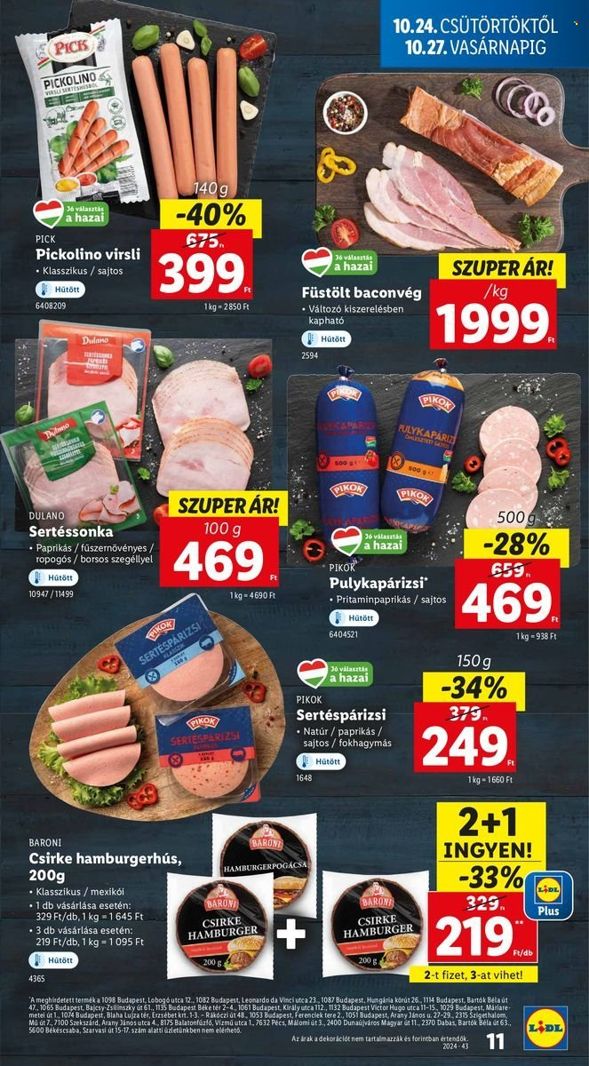 Lidl akciós újságok - 2024.10.24 - 2024.10.30. Oldal 11