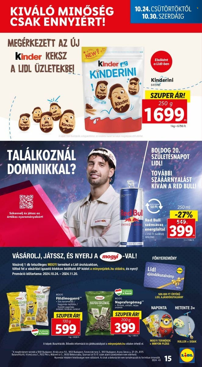 Lidl akciós újságok - 2024.10.24 - 2024.10.30. Oldal 15
