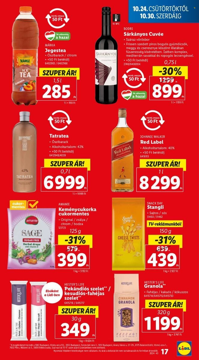 Lidl akciós újságok - 2024.10.24 - 2024.10.30. Oldal 17