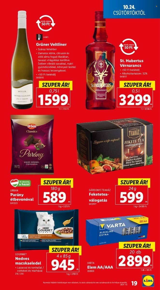 Lidl akciós újságok - 2024.10.24 - 2024.10.30. Oldal 19