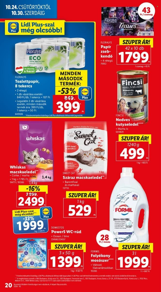 Lidl akciós újságok - 2024.10.24 - 2024.10.30. Oldal 20