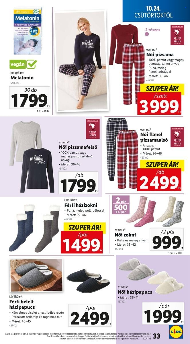 Lidl akciós újságok - 2024.10.24 - 2024.10.30. Oldal 33