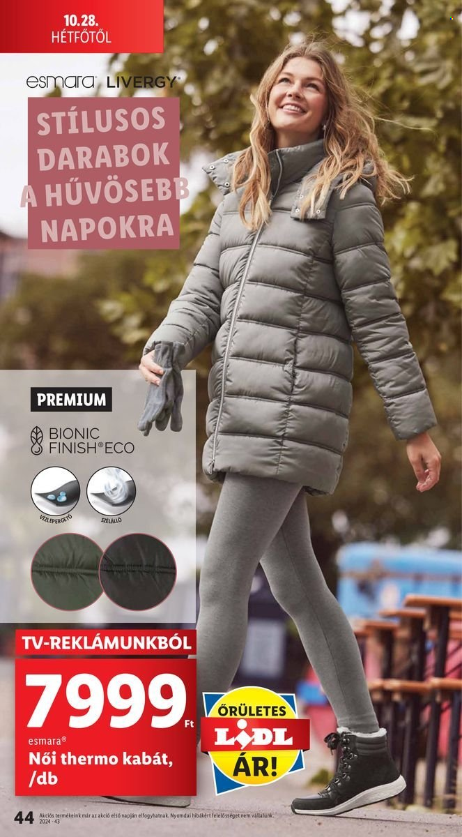 Lidl akciós újságok - 2024.10.24 - 2024.10.30. Oldal 44