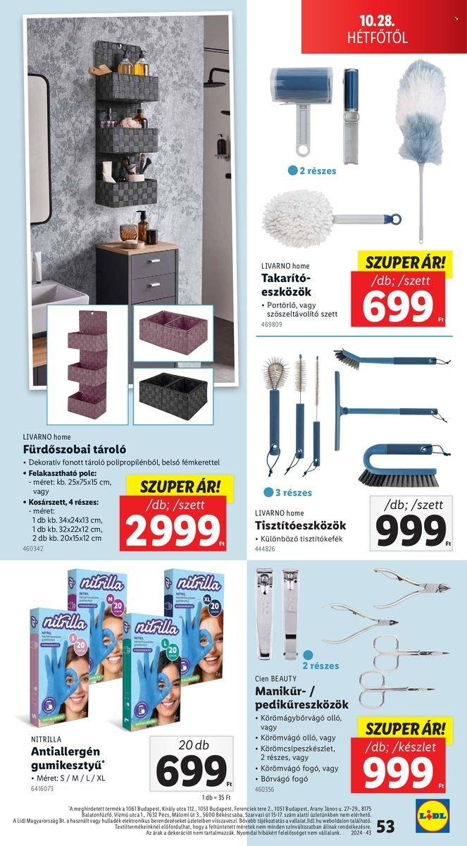 Lidl akciós újságok - 2024.10.24 - 2024.10.30. Oldal 53