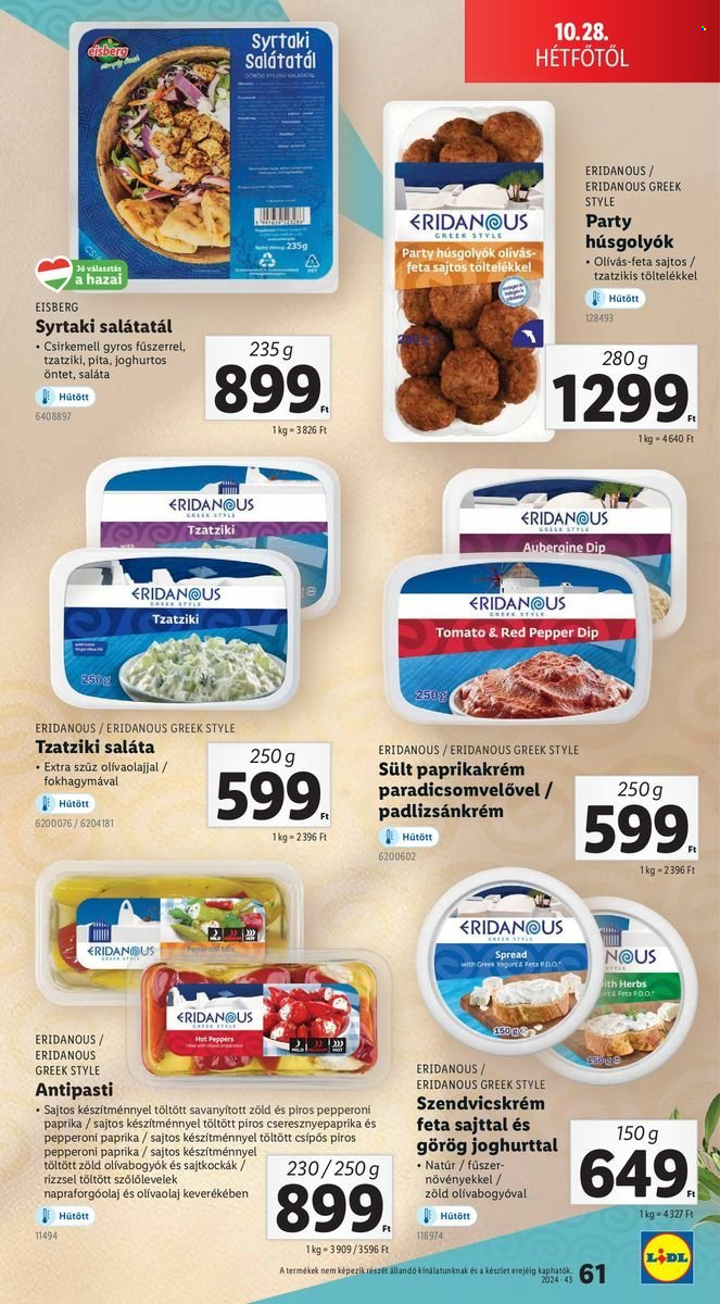 Lidl akciós újságok - 2024.10.24 - 2024.10.30. Oldal 61