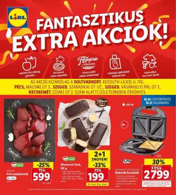 Újság Lidl - 2024.10.24 - 2024.10.27.