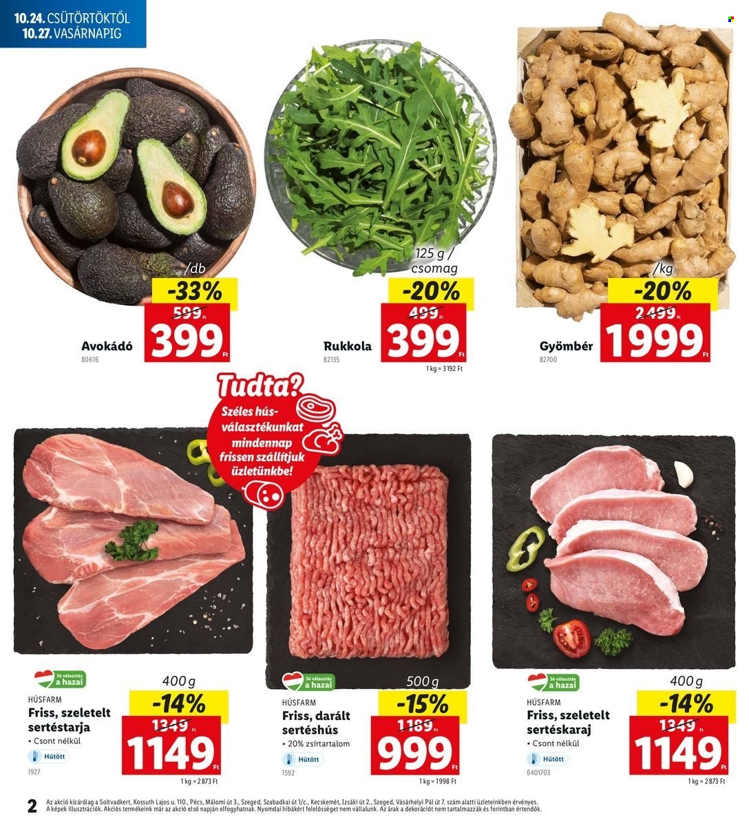 Lidl akciós újságok - 2024.10.24 - 2024.10.27. Oldal 2