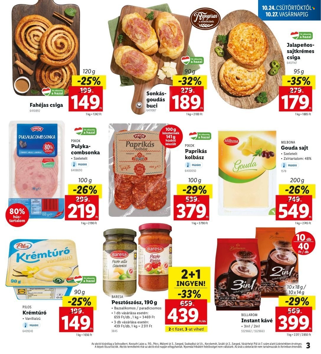 Lidl akciós újságok - 2024.10.24 - 2024.10.27. Oldal 3