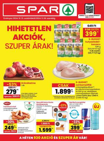 Újság SPAR - 2024.10.31 - 2024.11.06.
