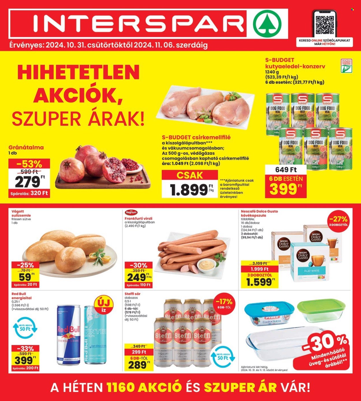 INTERSPAR akciós újságok - 2024.10.31 - 2024.11.06. Oldal 1