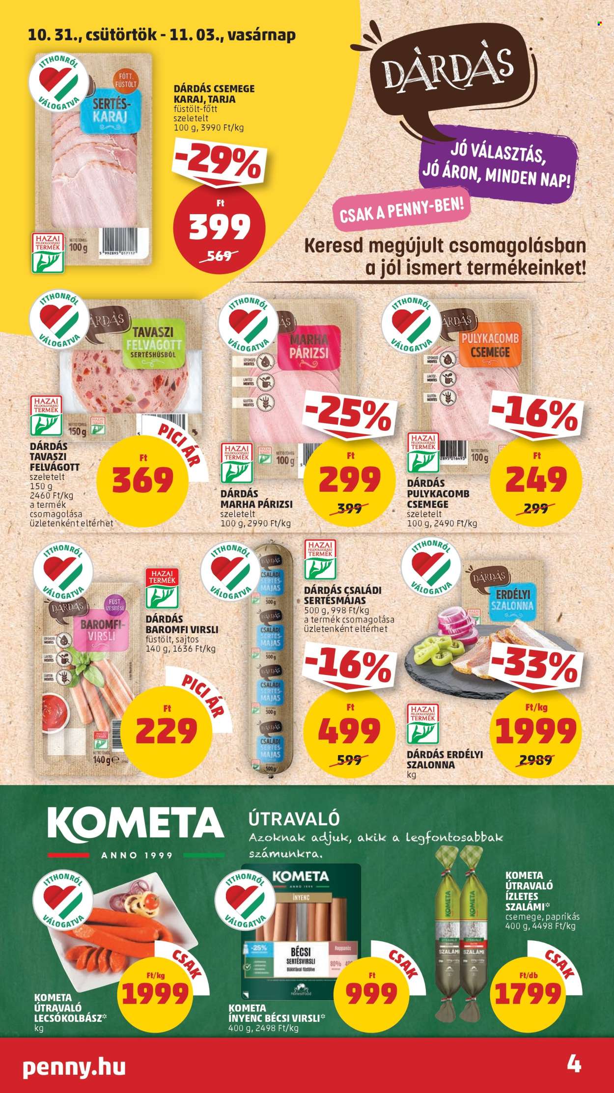 Penny Market akciós újságok - 2024.10.31 - 2024.11.06. Oldal 4