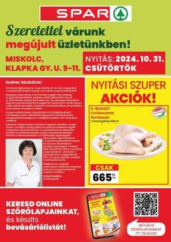 Újság SPAR - 2024.10.31 - 2024.11.06.