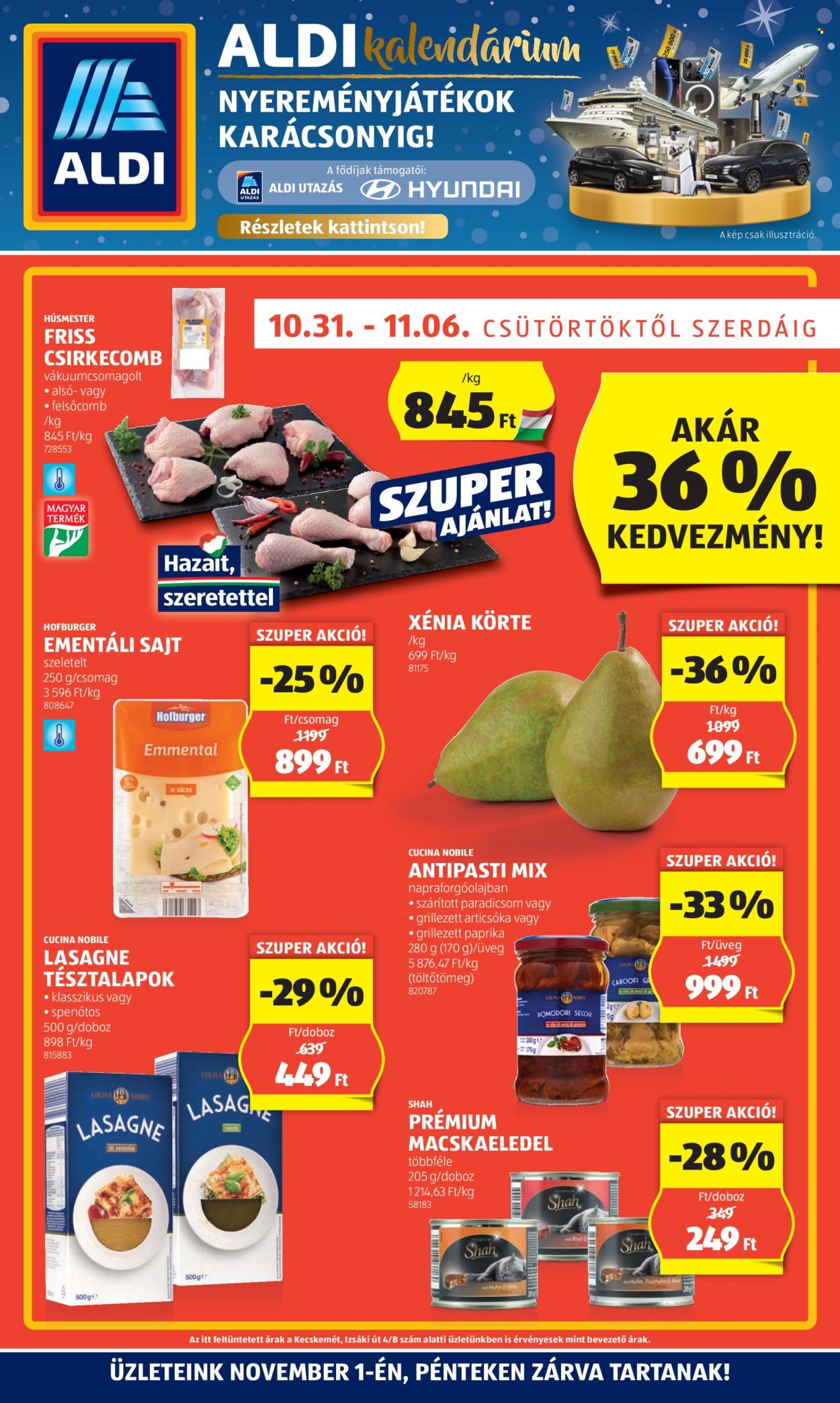 Aldi akciós újságok - 2024.10.31 - 2024.11.06. Oldal 1