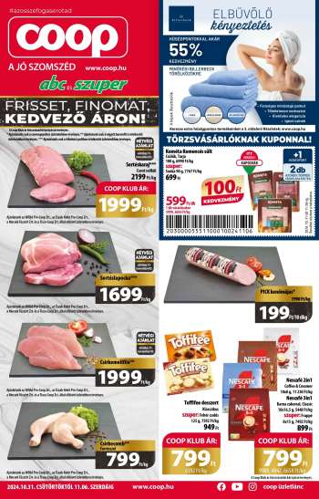 Újság Coop - 2024.10.31 - 2024.11.06.